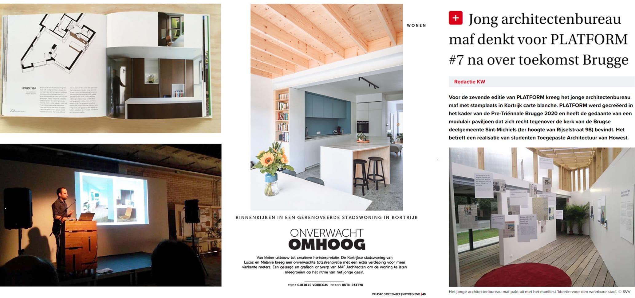 In de vakpers - Een project van het bureau besproken in een persartikel.