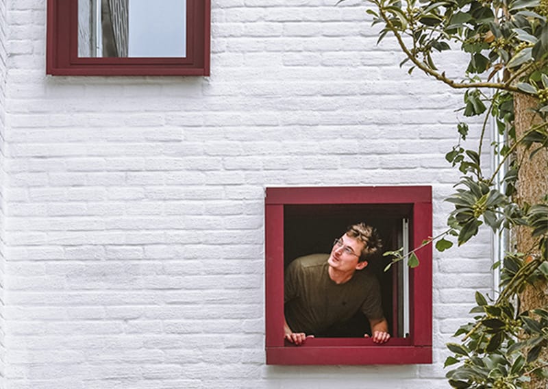 Projectbeeld Meerhem Gent: stedelijk collectief woonproject in Gent.