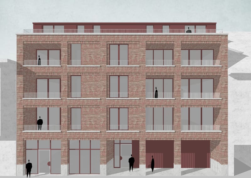 Projectbeeld project BRU: woonproject mogelijk in Brugge.