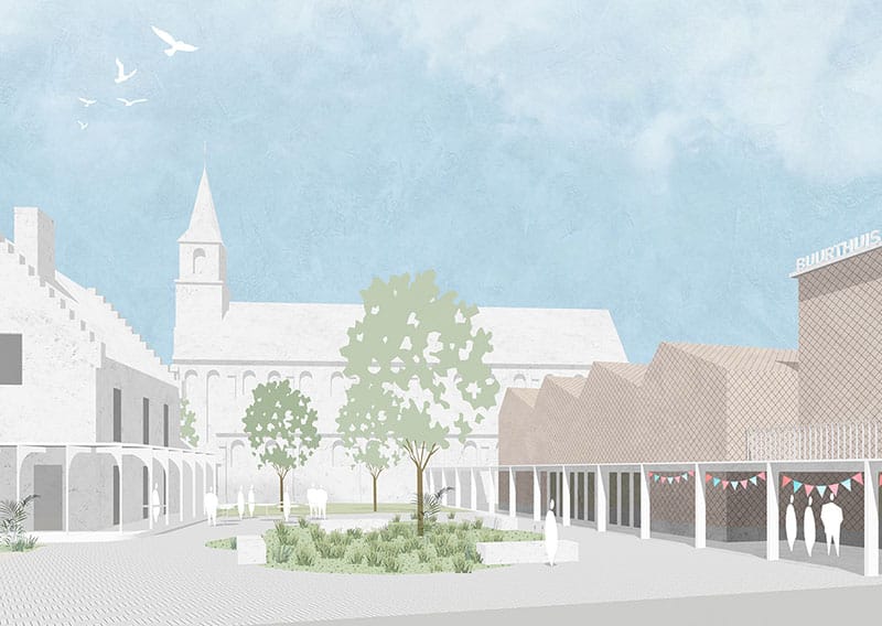 Projectbeeld project HER: collectief woonproject (masterplan).