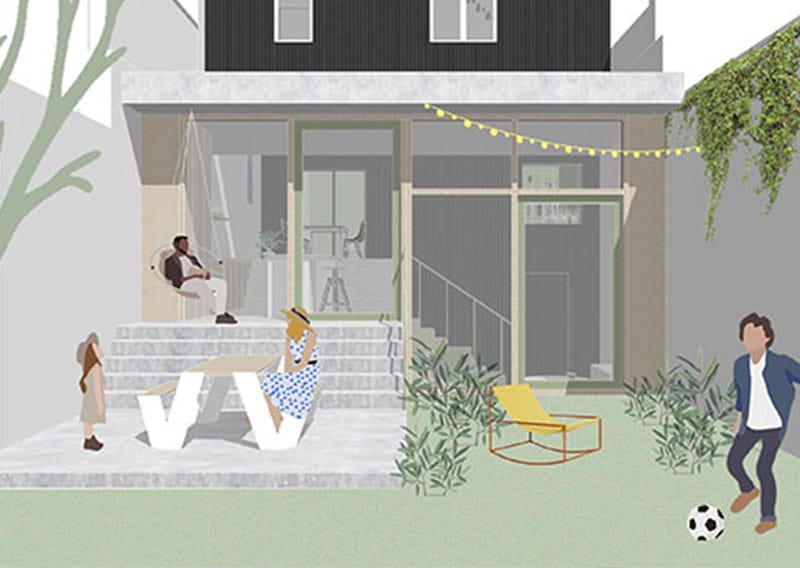 Projectbeeld project DR: woningontwerp.