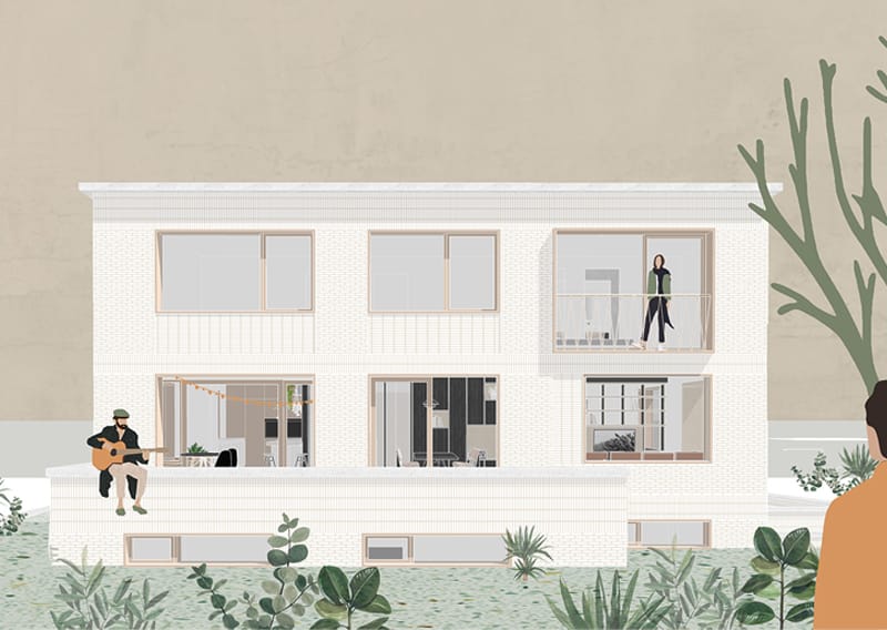 Projectbeeld project JD: woningontwerp.