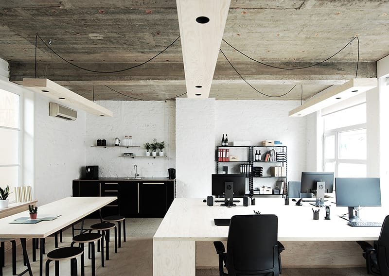 Projectbeeld project OF1: eerste kantoor-/office-project.