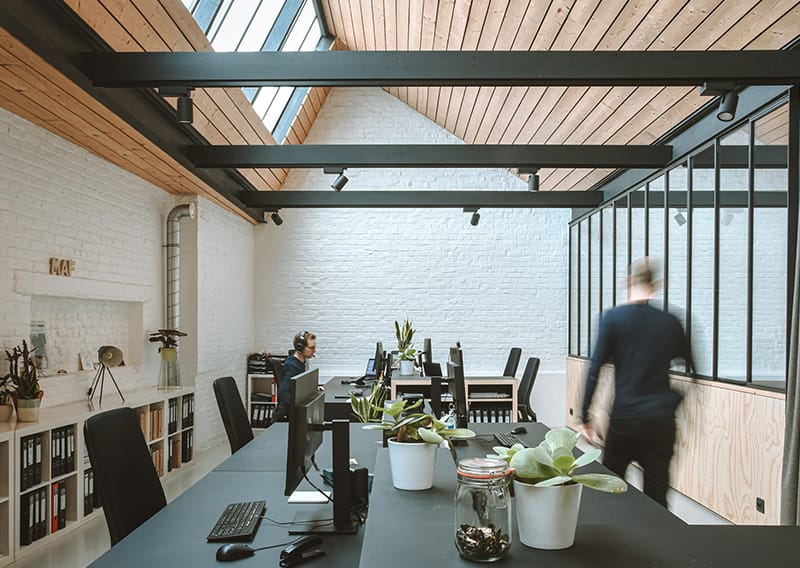 Projectbeeld project OF2: tweede fase office/kantoorproject.